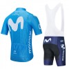 Set Kurzarmtrikot + Trägerhose 2020 Movistar Team N001